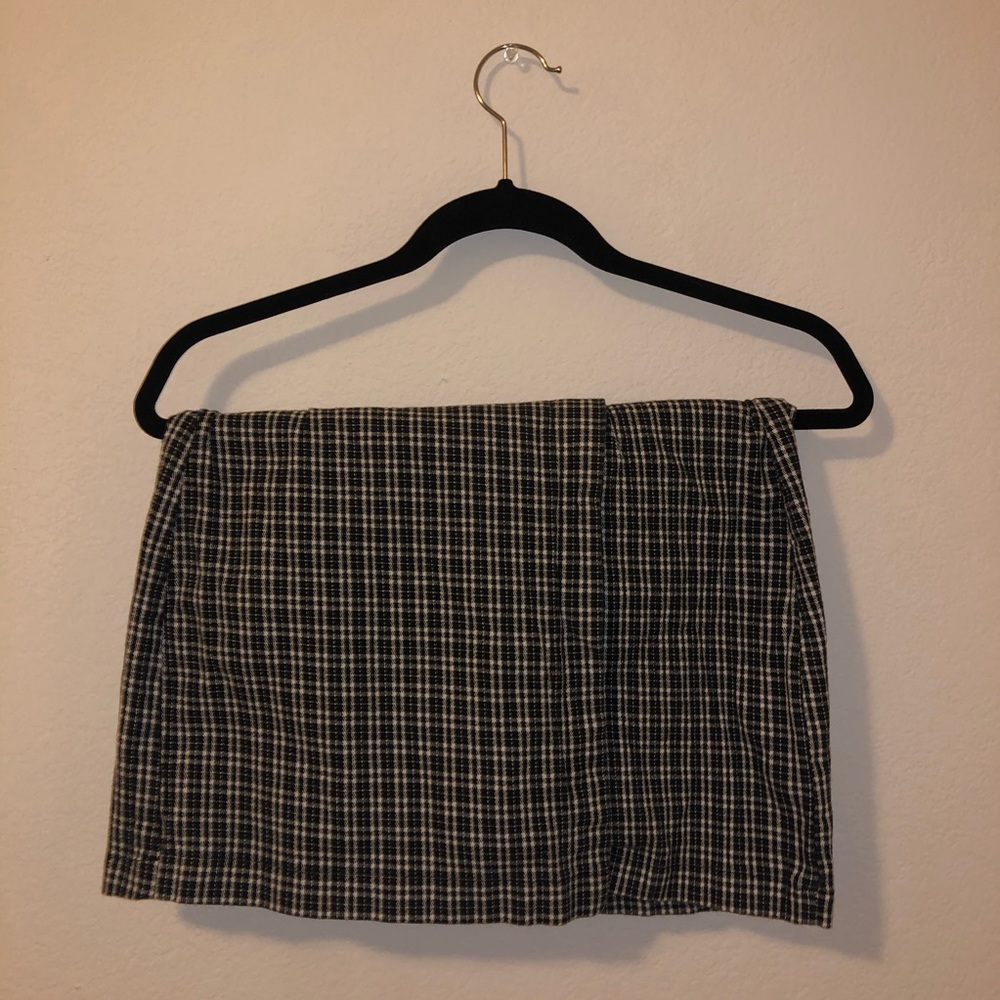 Brandy Melville Plaid Miniskirt
